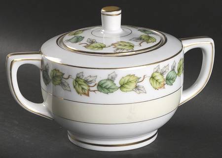 Garland Sugar Bowl & Lid