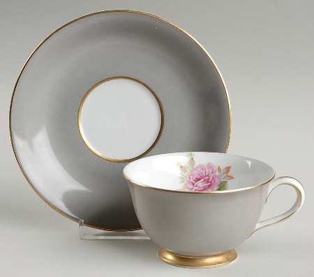Footed Cup & Saucer Set