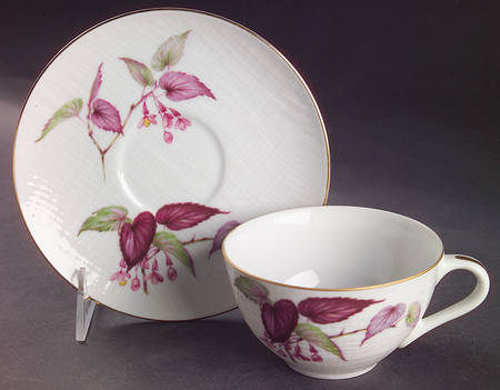 Rexonia Flat Cup & Saucer Set