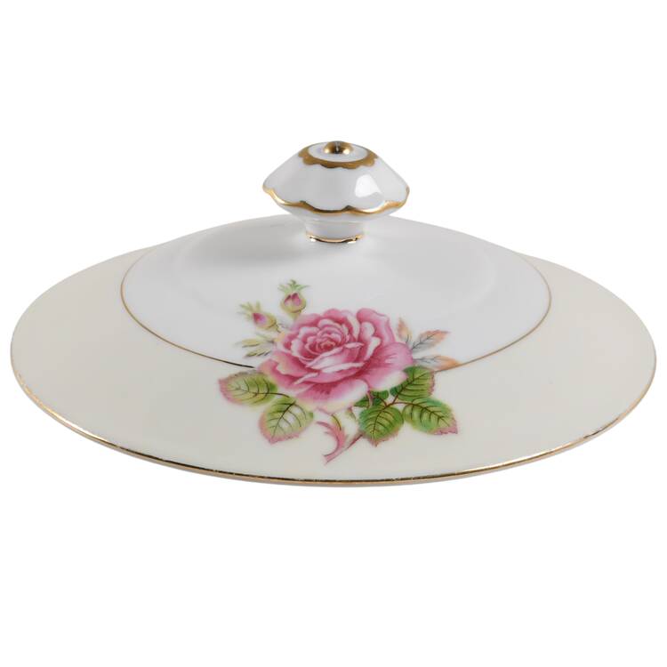 Rosette Lid for Round Vegetable