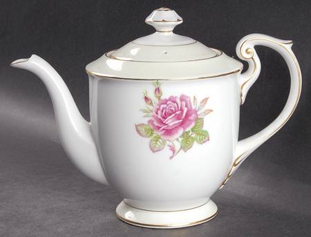 Rosette Teapot & Lid