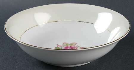 Rosette 8" Round Vegetable Bowl