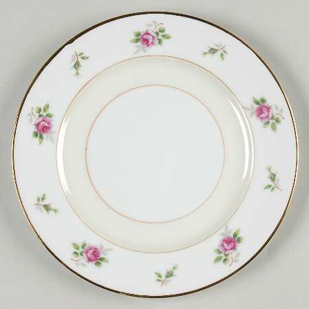 Rosebud Bread & Butter Plate