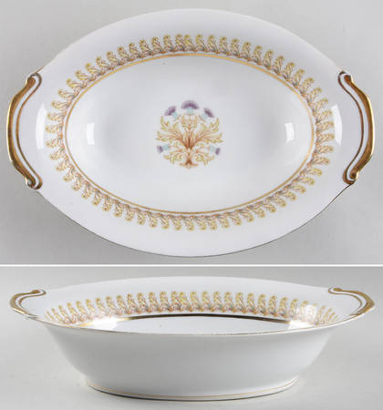 Royal Thistle 11" Oval Vegetable Bowl