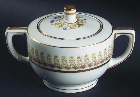 Royal Thistle Sugar Bowl & Lid