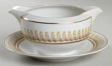 Royal Thistle Gravy Boat with Attached Underplate