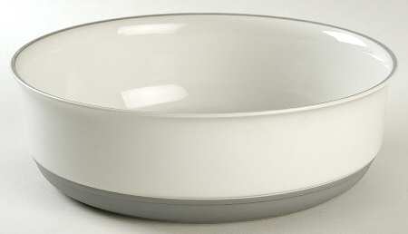Villa Grande Grey 8" Round Vegetable Bowl