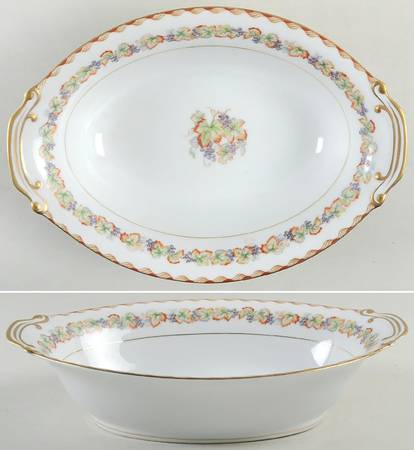 Vineyard 11" Oval Vegetable Bowl