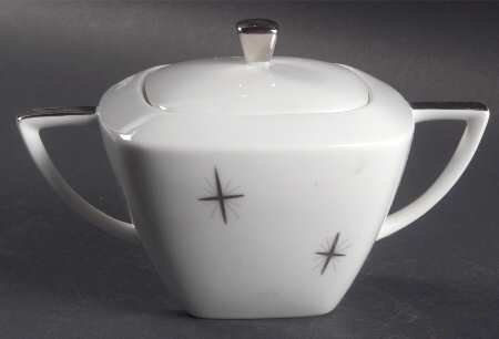 Cross Star (Square) Sugar Bowl & Lid