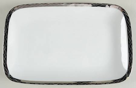 2160 12" Oval Serving Platter by Fukagawa