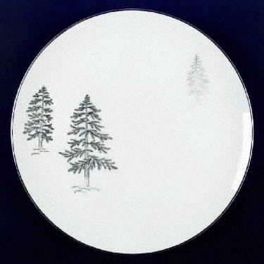 Silver Tree (Coupe) Salad Plate