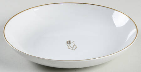 Gold Wheat Coupe Soup Bowl