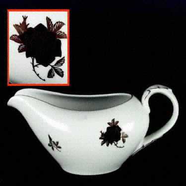 Black Rose Gravy Boat