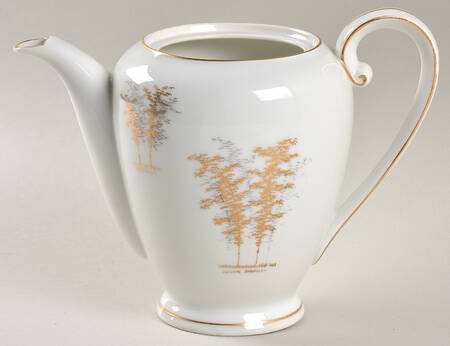 Gold Bamboo Mini Coffee Pot No Lid