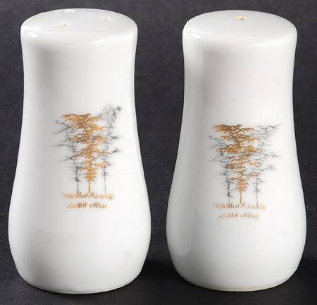 Gold Bamboo Salt & Pepper Set