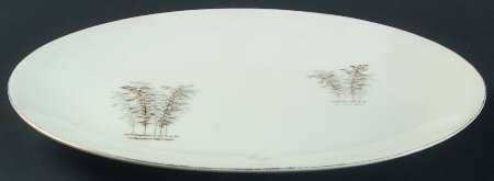 Gold Bamboo Relish/Gravy Underplate