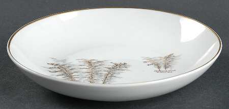 Gold Bamboo Coupe Soup Bowl