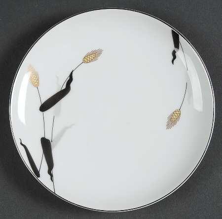 Gold Wave Bread & Butter Plate