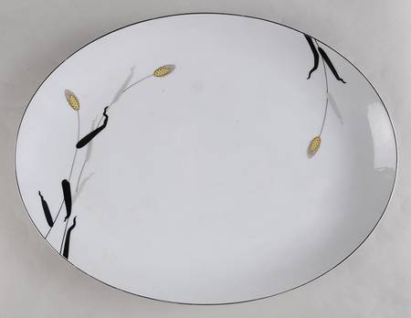 Gold Wave 16" Oval Serving Platter