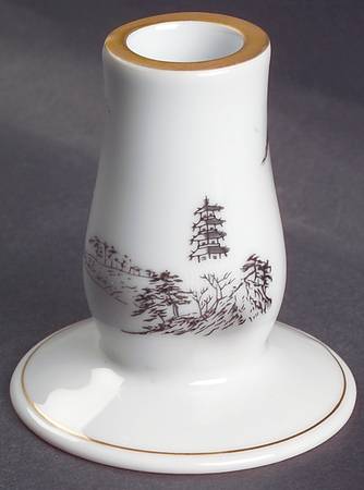 Landscape 3" Candlestick by Fukagawa