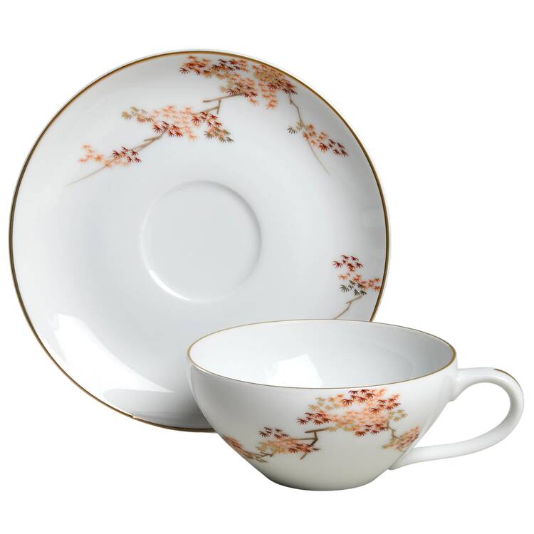 Maple (Coupe) Flat Cup & Saucer Set