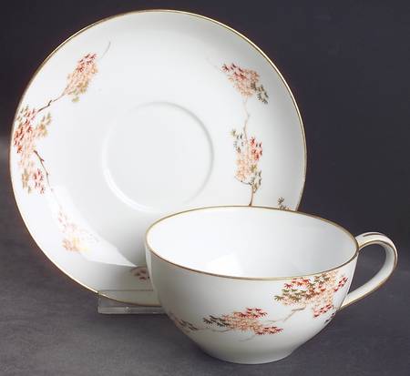 Maple (Coupe) Flat Cup & Saucer Set