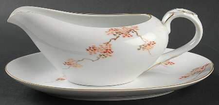 Maple (Coupe) Gravy Boat & Underplate/Relish