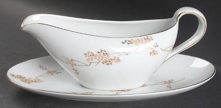 Maple (Coupe) Gravy Boat & Underplate/Relish
