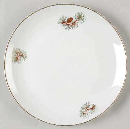 Pine Cone (Coupe Shape) Salad Plate
