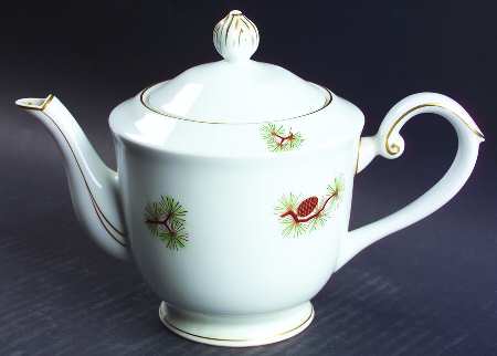 Pine Cone (Rim Shape) Teapot & Lid