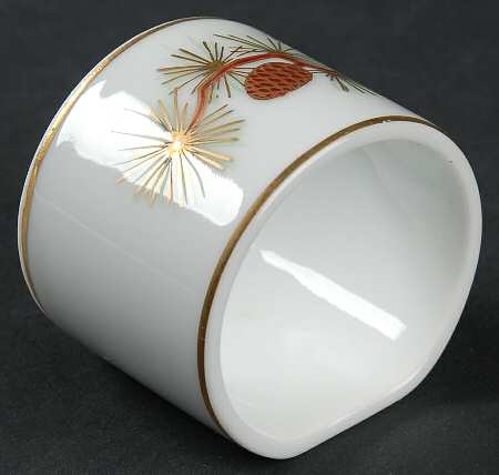 Pine Cone (Rim Shape) Napkin Ring by Fukagawa