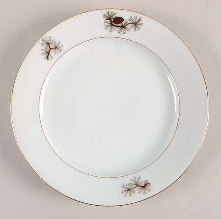 Pine Cone (Rim Shape) Luncheon Plate