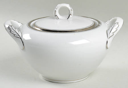 Platinum Sugar Bowl & Lid