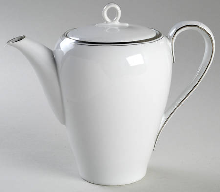 Platinum Coffee Pot & Lid
