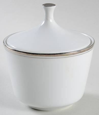 Platinum Sugar Bowl & Lid