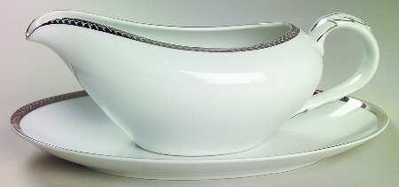 Silver Braid Gravy Boat & Underplate