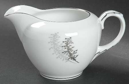 Silver Bamboo (3 Groups of Trees) Creamer