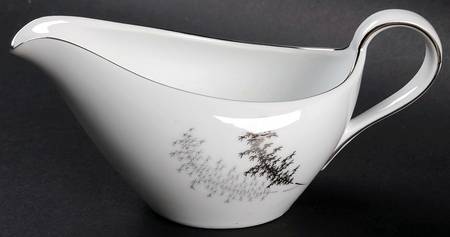 Silver Bamboo (3 Groups of Trees) Creamer