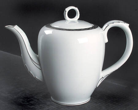 Silver Lichen Teapot & Lid