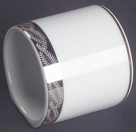 Silver Lichen Napkin Ring