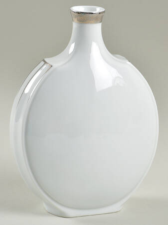 Silver Lichen Sake Bottle No Lid