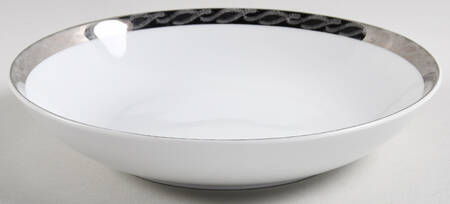 Silver Lichen Coupe Soup Bowl