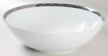 Silver Lichen 10" Round Vegetable Bowl