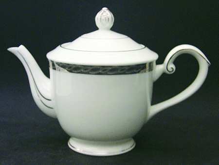 Silver Lichen Teapot & Lid