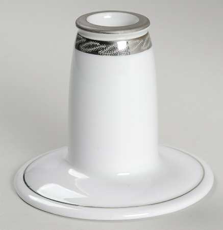 Silver Lichen 3" Candlestick