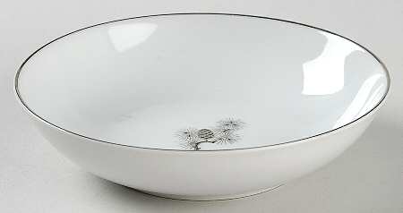Silver Pine Fruit/Dessert (Sauce) Bowl by Fukagawa