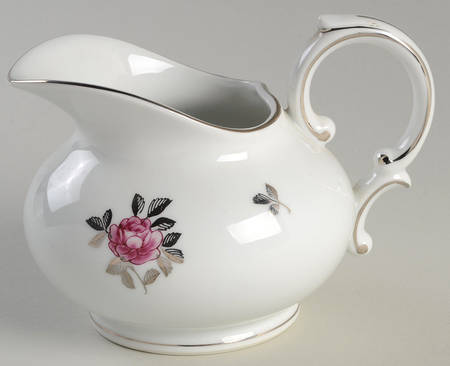 Silver Rose Creamer