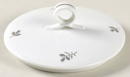 Silver Rose Lid for Sugar Bowl
