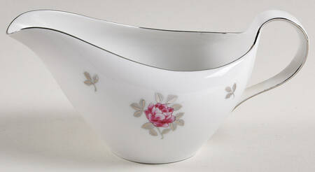 Silver Rose Gravy Boat