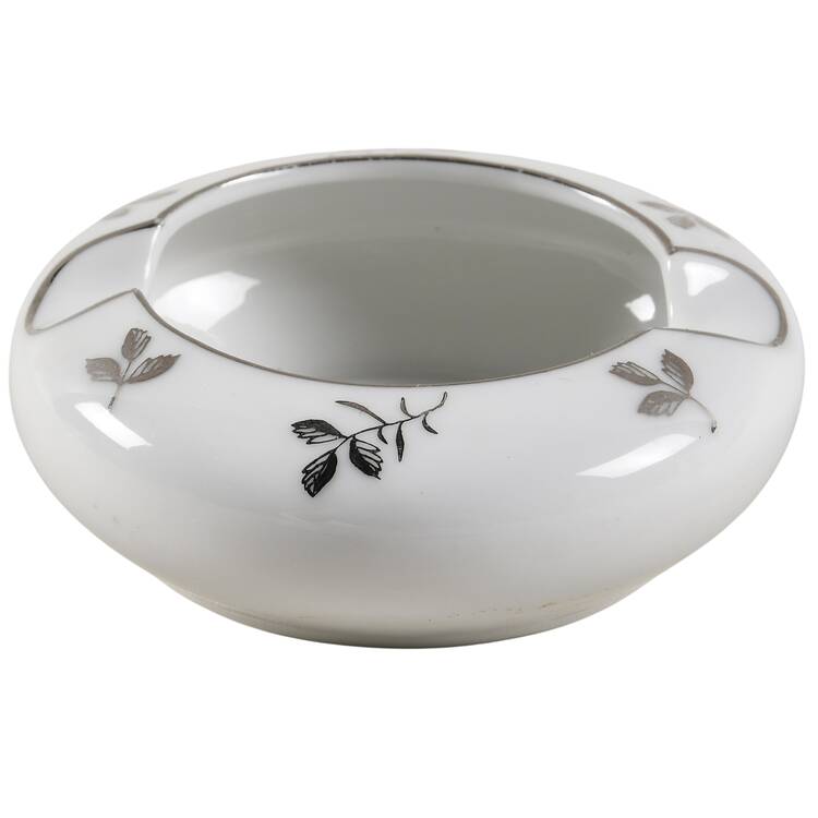 Silver Rose Small Ashtray